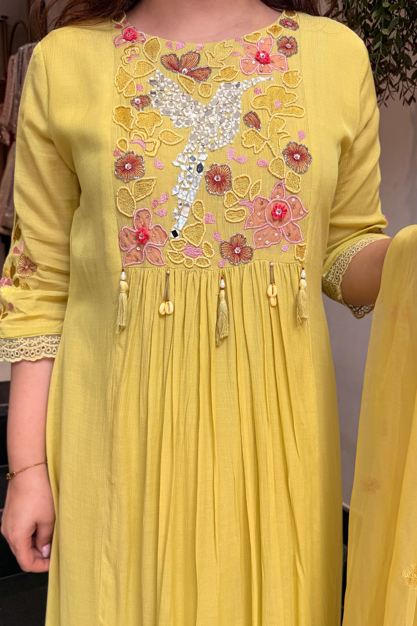 Aarini Floral Embroidered Suit Set