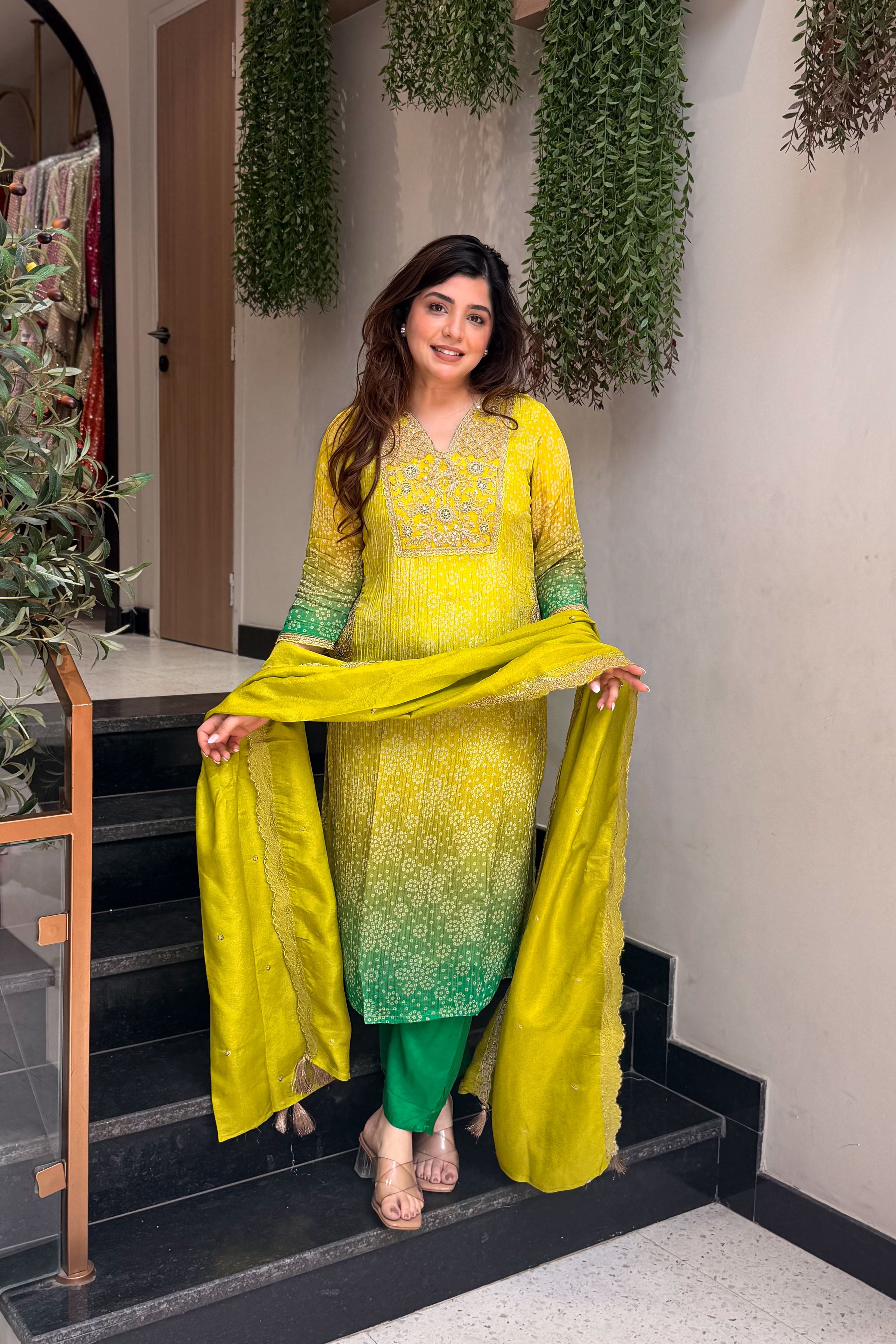 Inaara Embroidered Suit Set