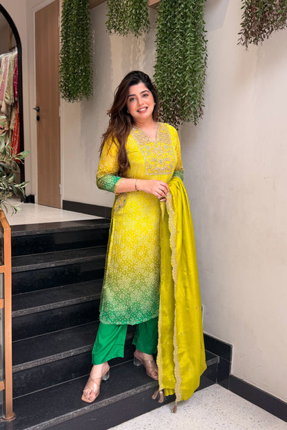 Inaara Embroidered Suit Set
