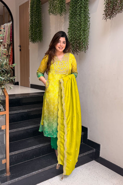 Inaara Embroidered Suit Set