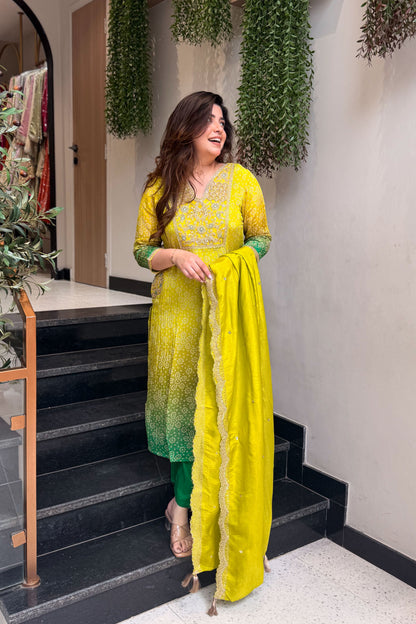 Inaara Embroidered Suit Set