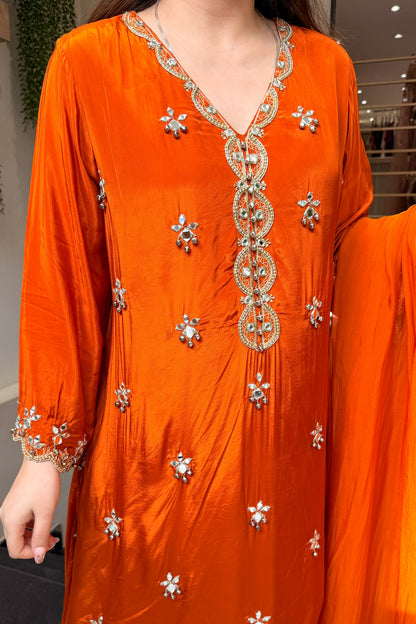 Preeha Embroidered Suit Set