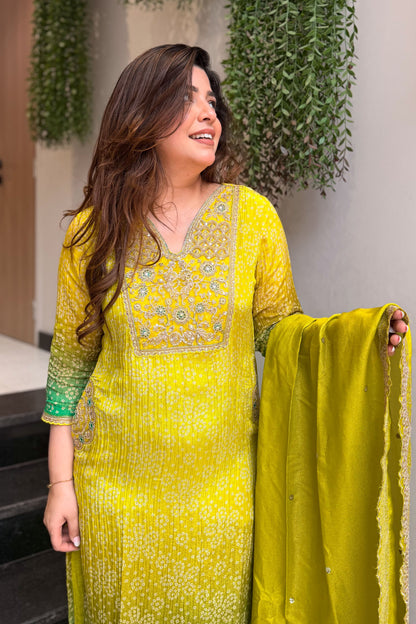 Inaara Embroidered Suit Set