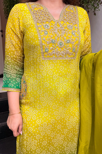 Inaara Embroidered Suit Set