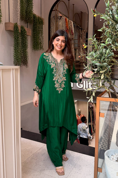 Aavira Hand Embroidered Co ord Set