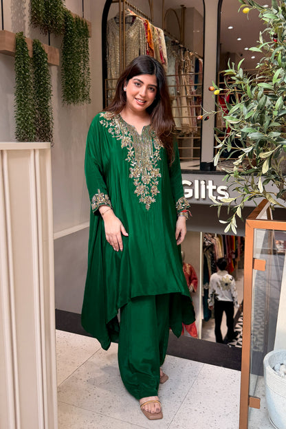 Aavira Hand Embroidered Co ord Set