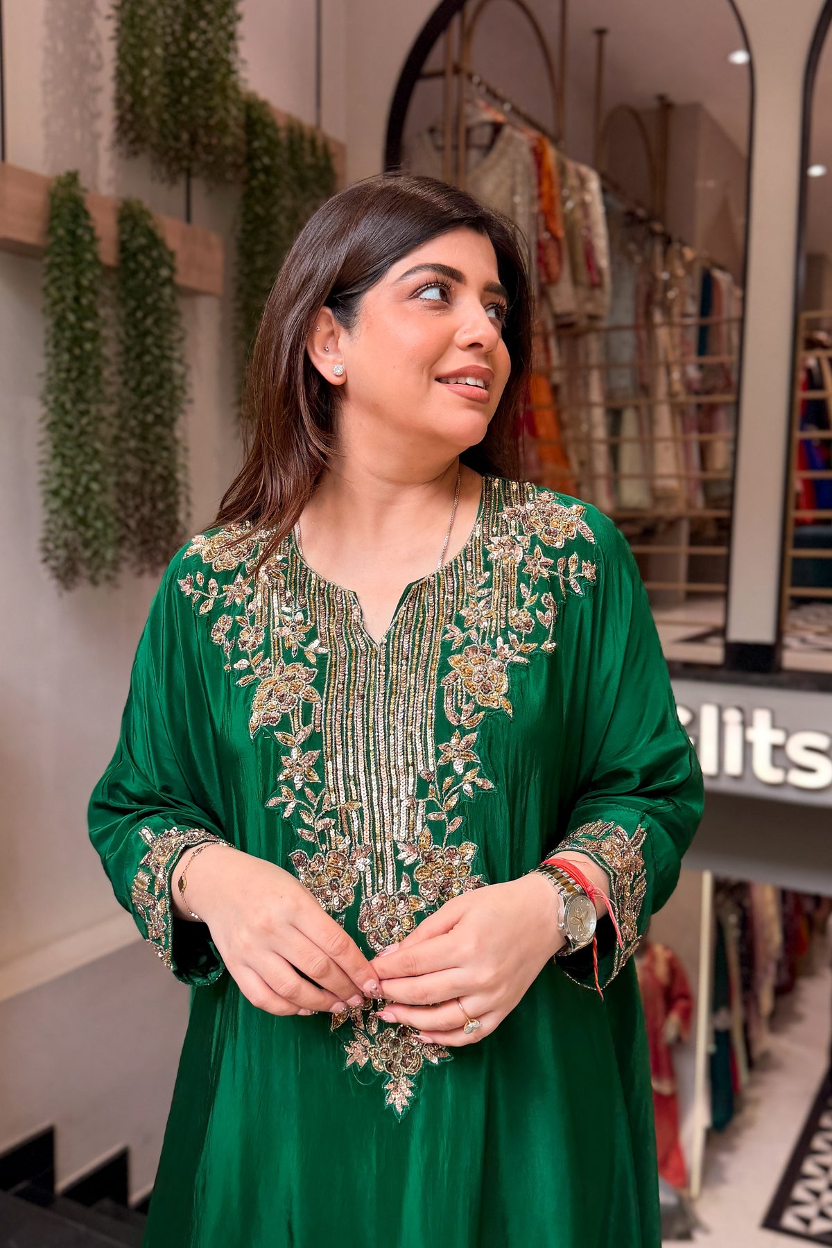 Aavira Hand Embroidered Co ord Set
