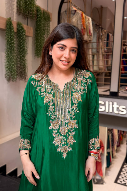 Aavira Hand Embroidered Co ord Set