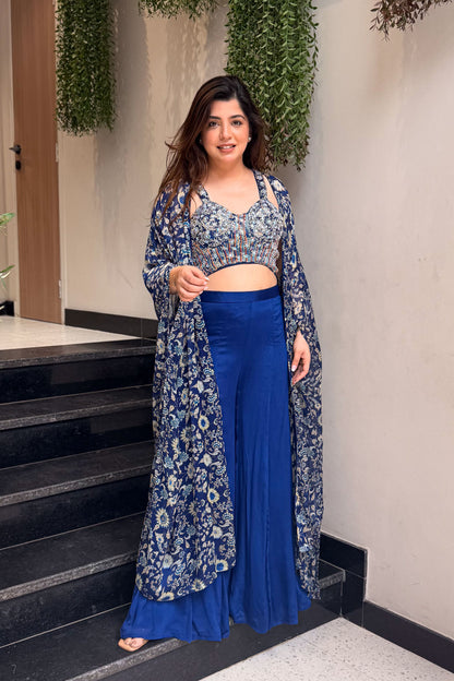 Nivara Embroidered Three Piece Set