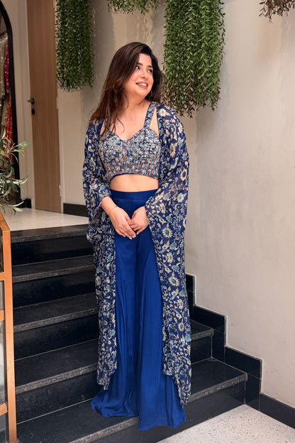 Nivara Embroidered Three Piece Set