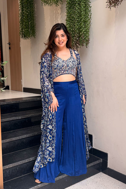 Nivara Embroidered Three Piece Set