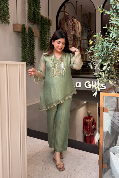 Vrini Sequin Embroidered Co ord Set