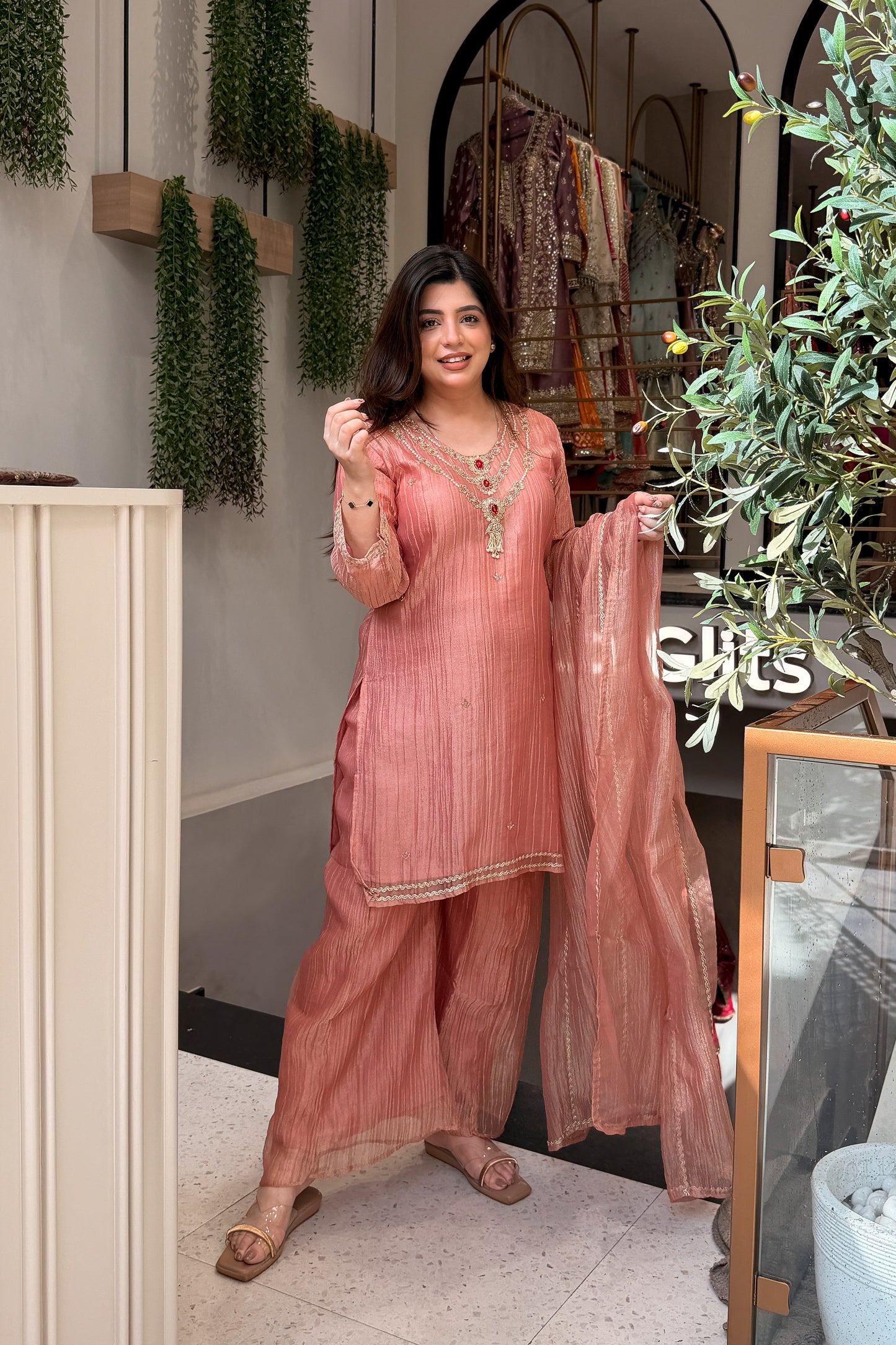 Anara Hand Embroidered Suit Set