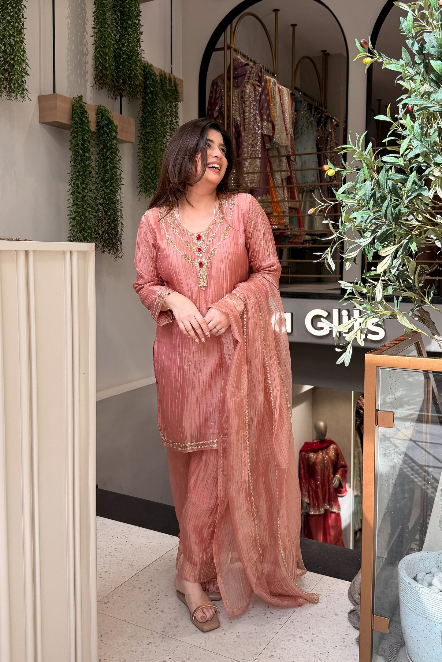 Anara Hand Embroidered Suit Set