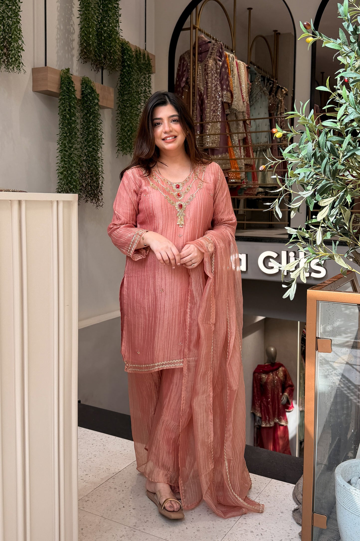 Anara Hand Embroidered Suit Set