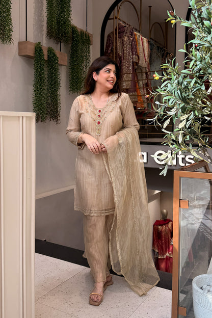 Anara Hand Embroidered Suit Set