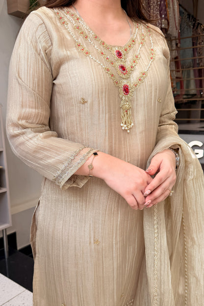 Anara Hand Embroidered Suit Set