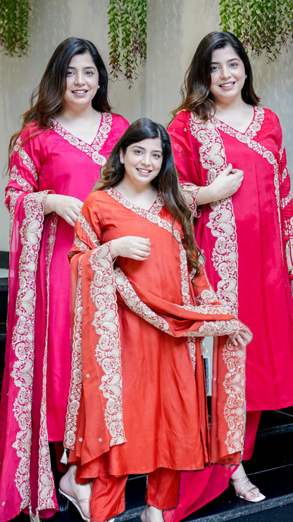 Viya Embroidered Suit Set