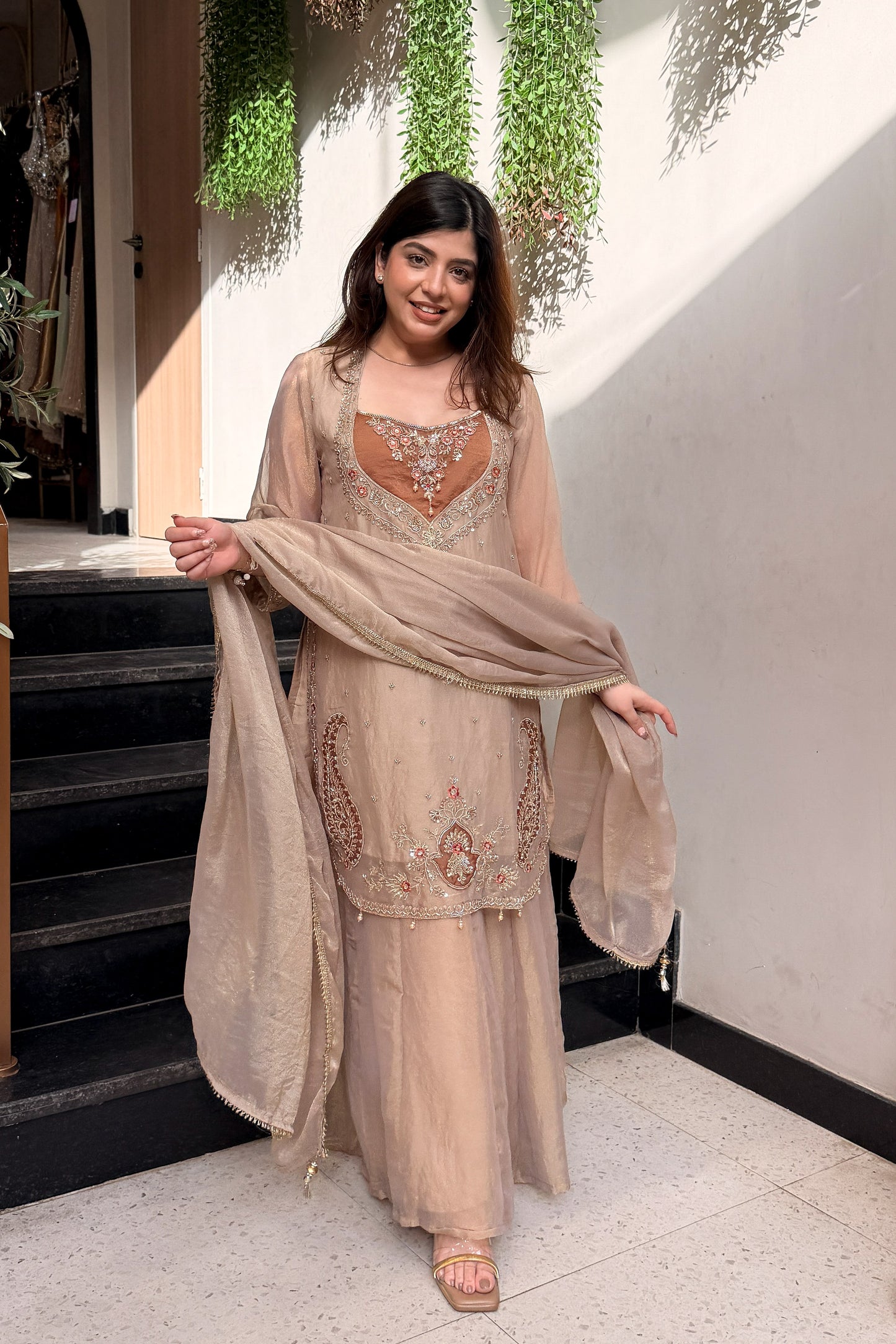 Sahira Hand Embroidered Suit Set