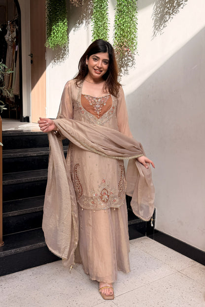 Sahira Hand Embroidered Suit Set