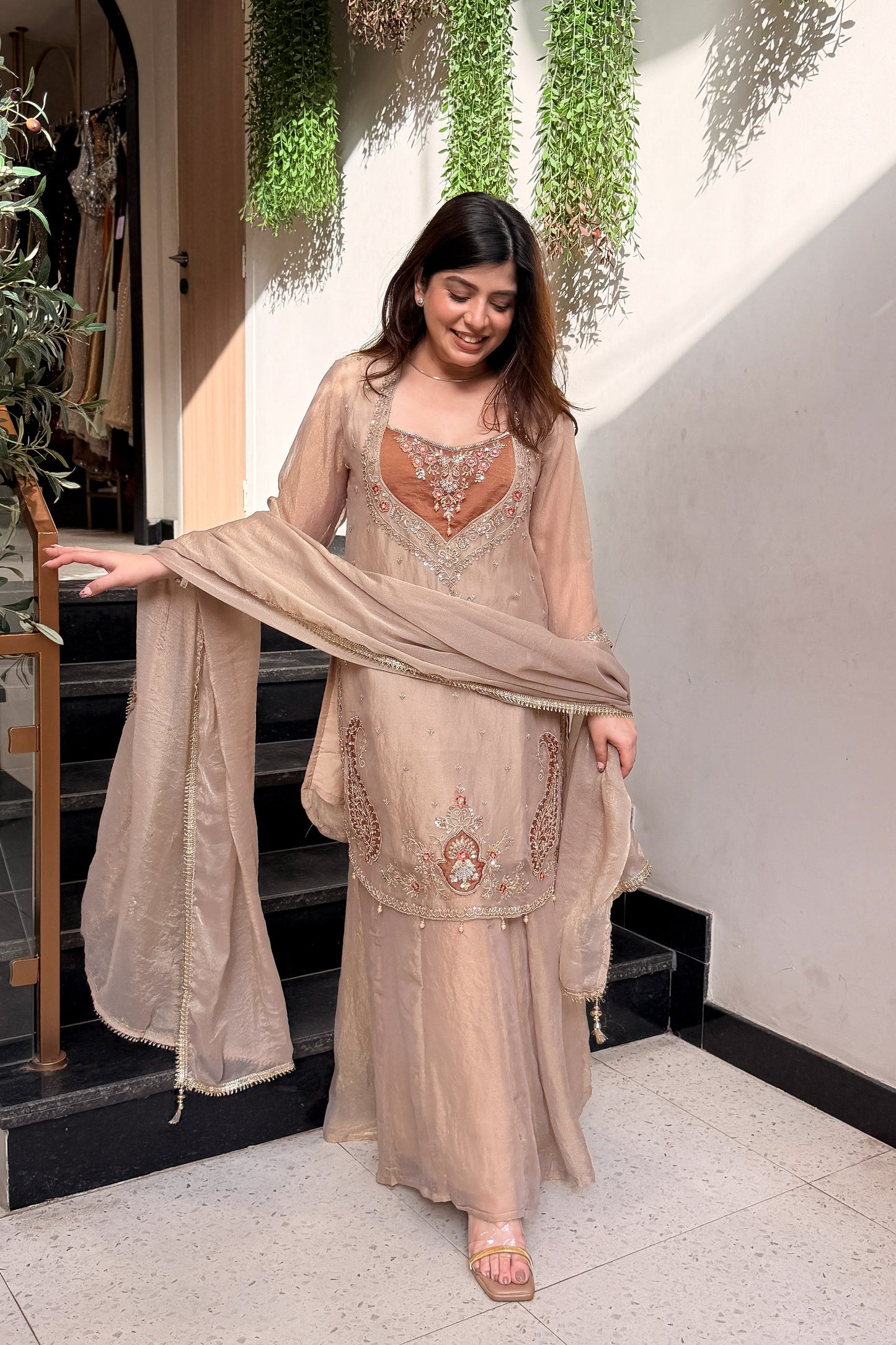 Sahira Hand Embroidered Suit Set