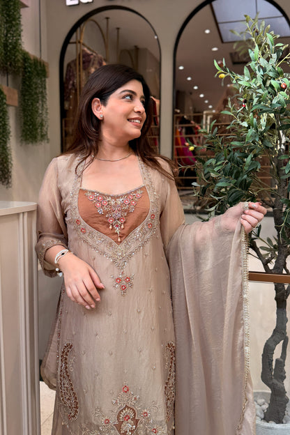 Sahira Hand Embroidered Suit Set