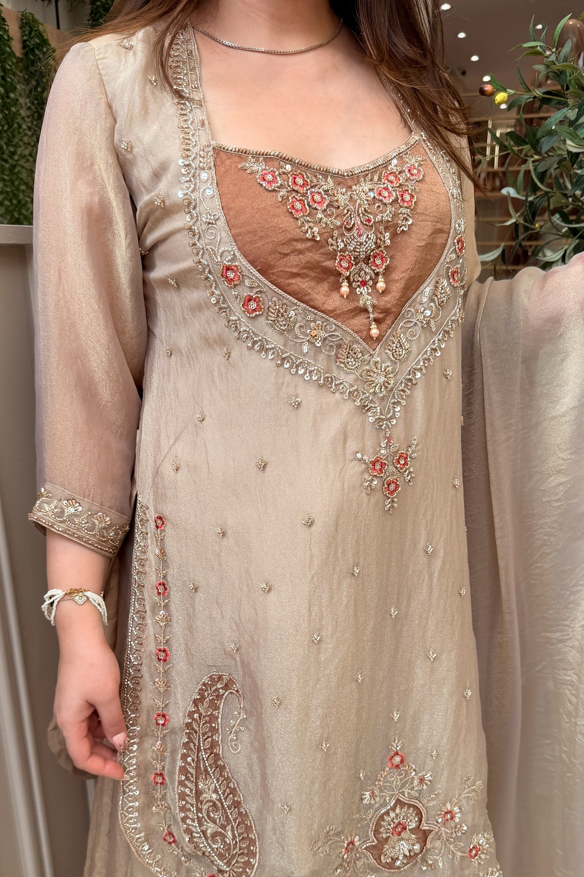 Sahira Hand Embroidered Suit Set