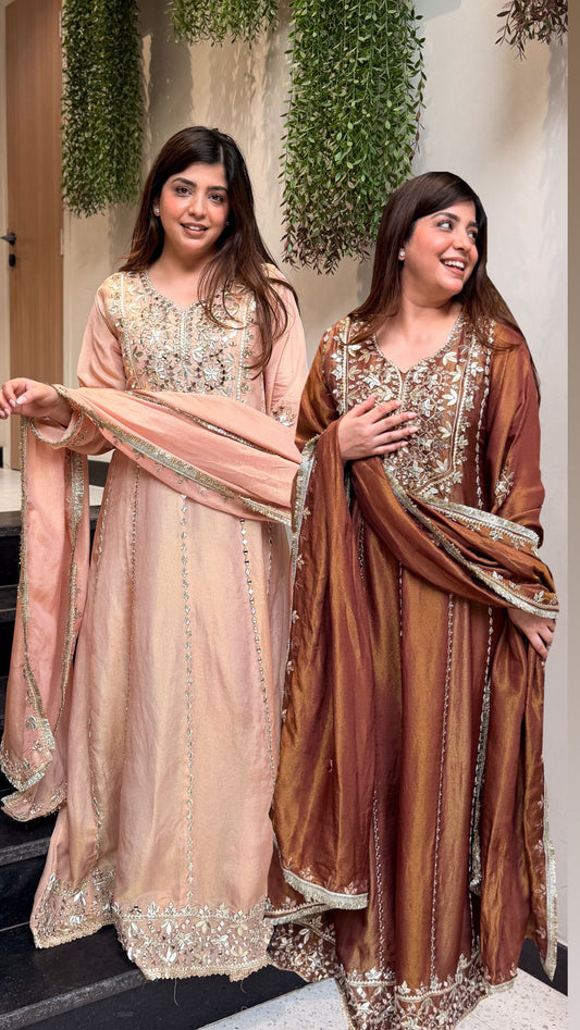 Zoya Gotta And Mirror Detailing Anarkali