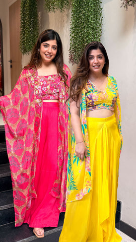 Ishira Embroidered Three Piece Set