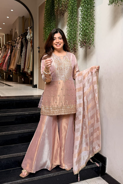 Vridhaya Hand Embroidered Suit Set