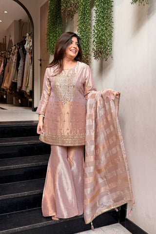 Vridhaya Hand Embroidered Suit Set