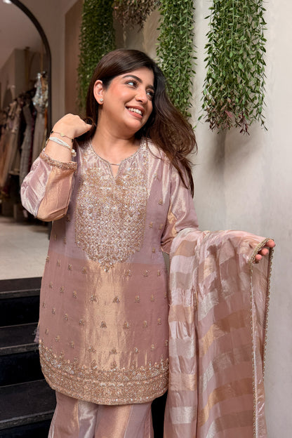Vridhaya Hand Embroidered Suit Set