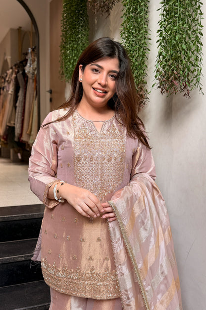 Vridhaya Hand Embroidered Suit Set