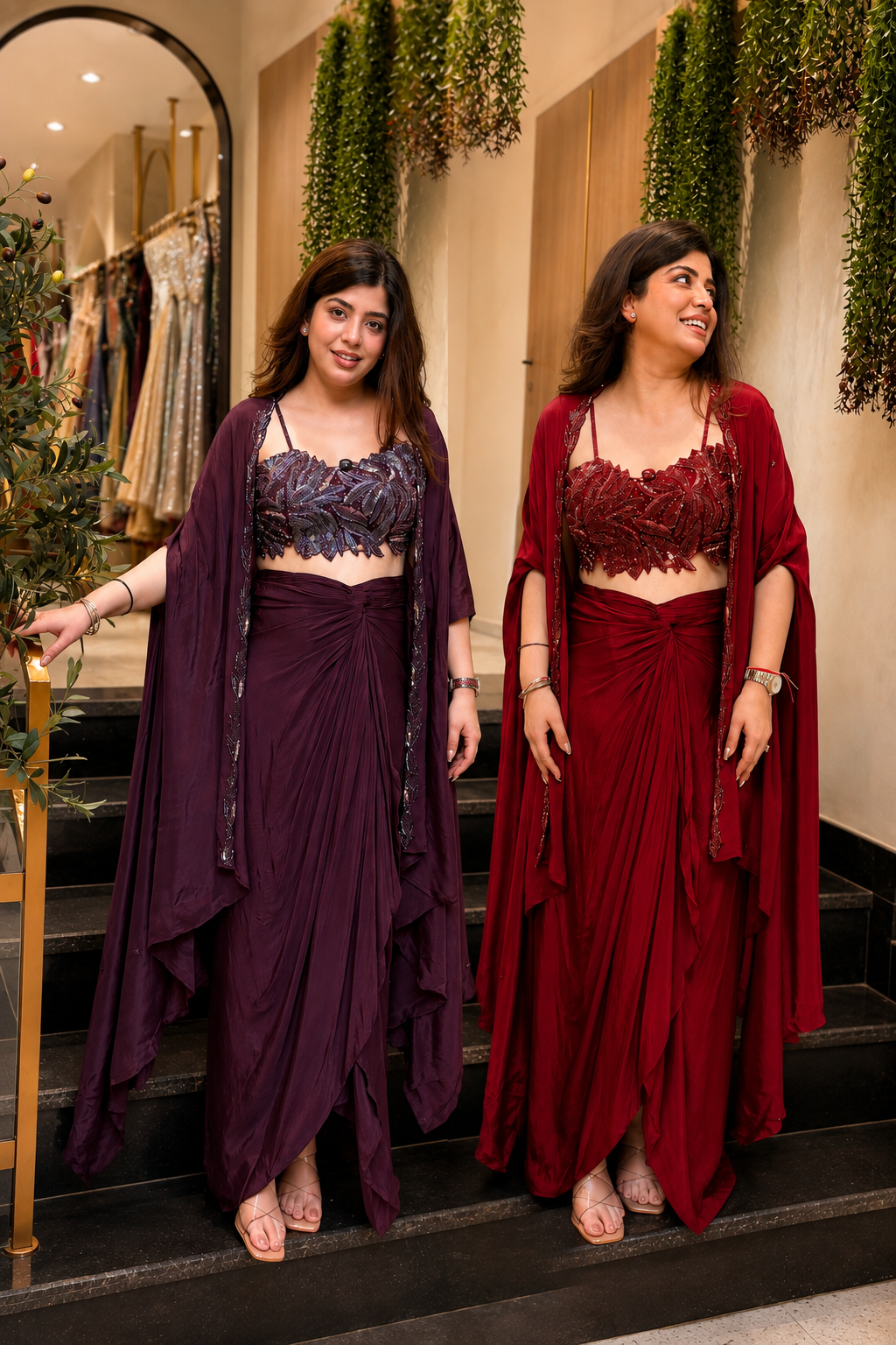 Rishani Hand Embroidered Three Piece Set