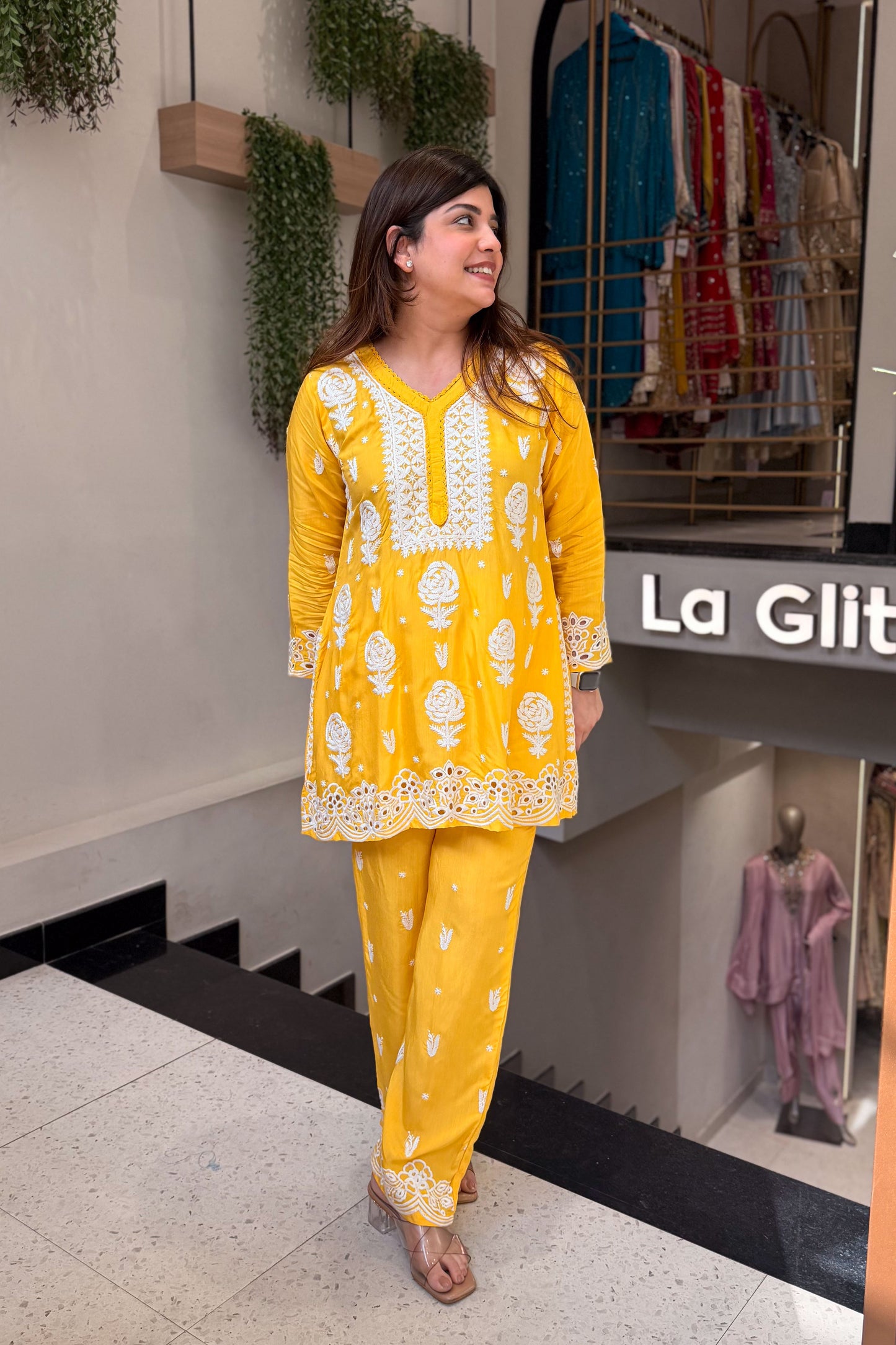 Aarna Thread Embroidered Co ord Set