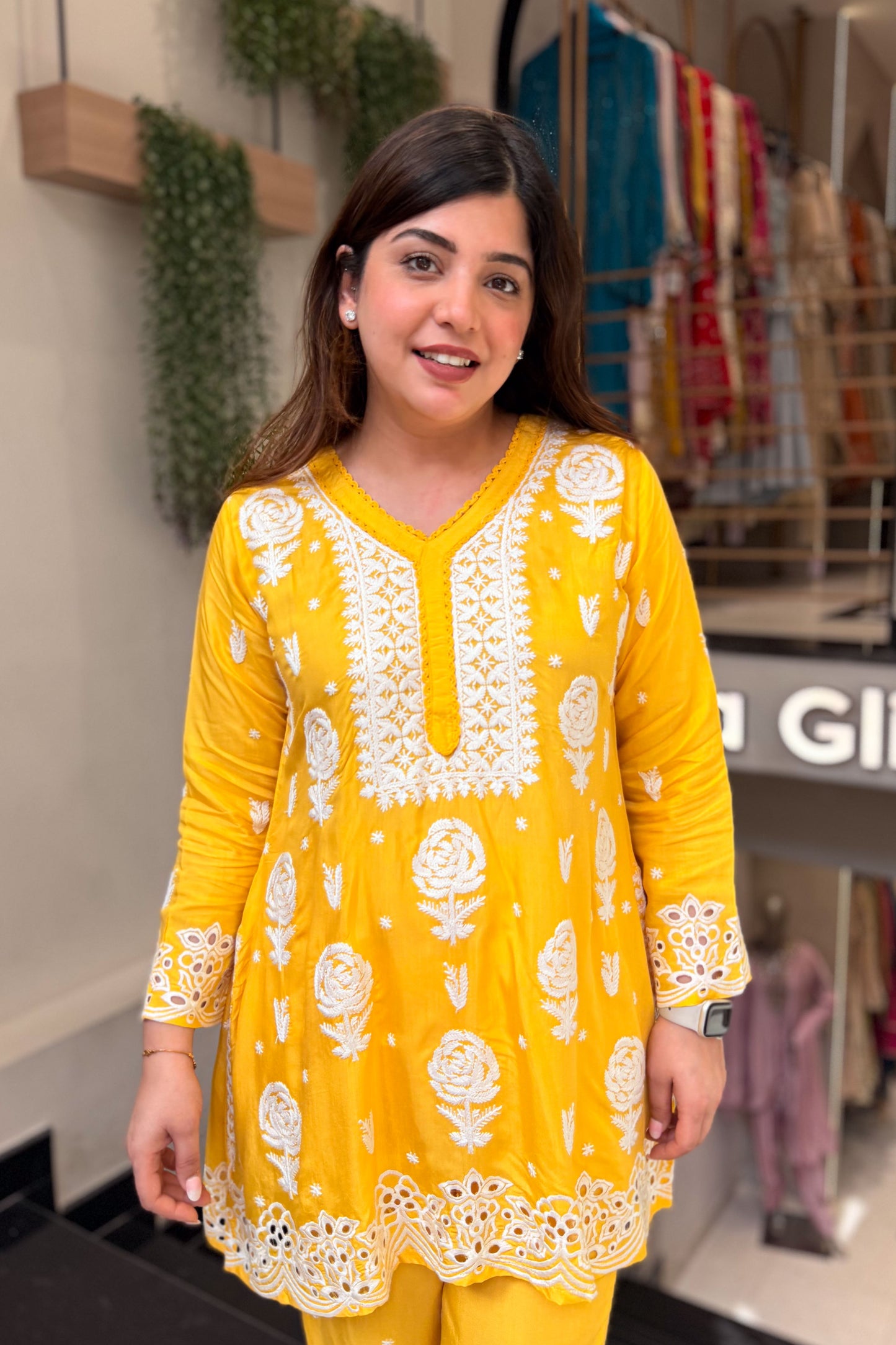 Aarna Thread Embroidered Co ord Set