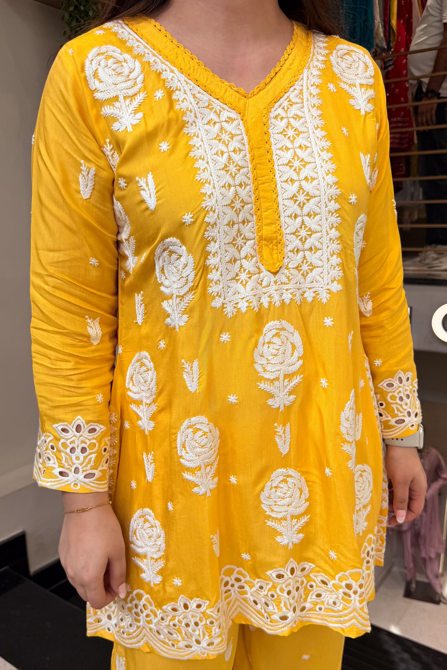 Aarna Thread Embroidered Co ord Set