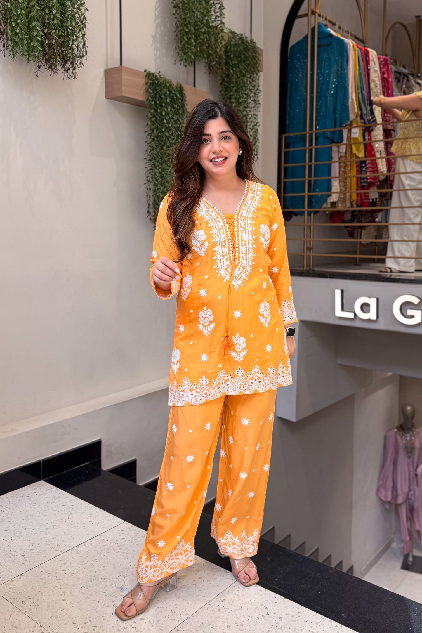 Aarna Thread Embroidered Co ord Set