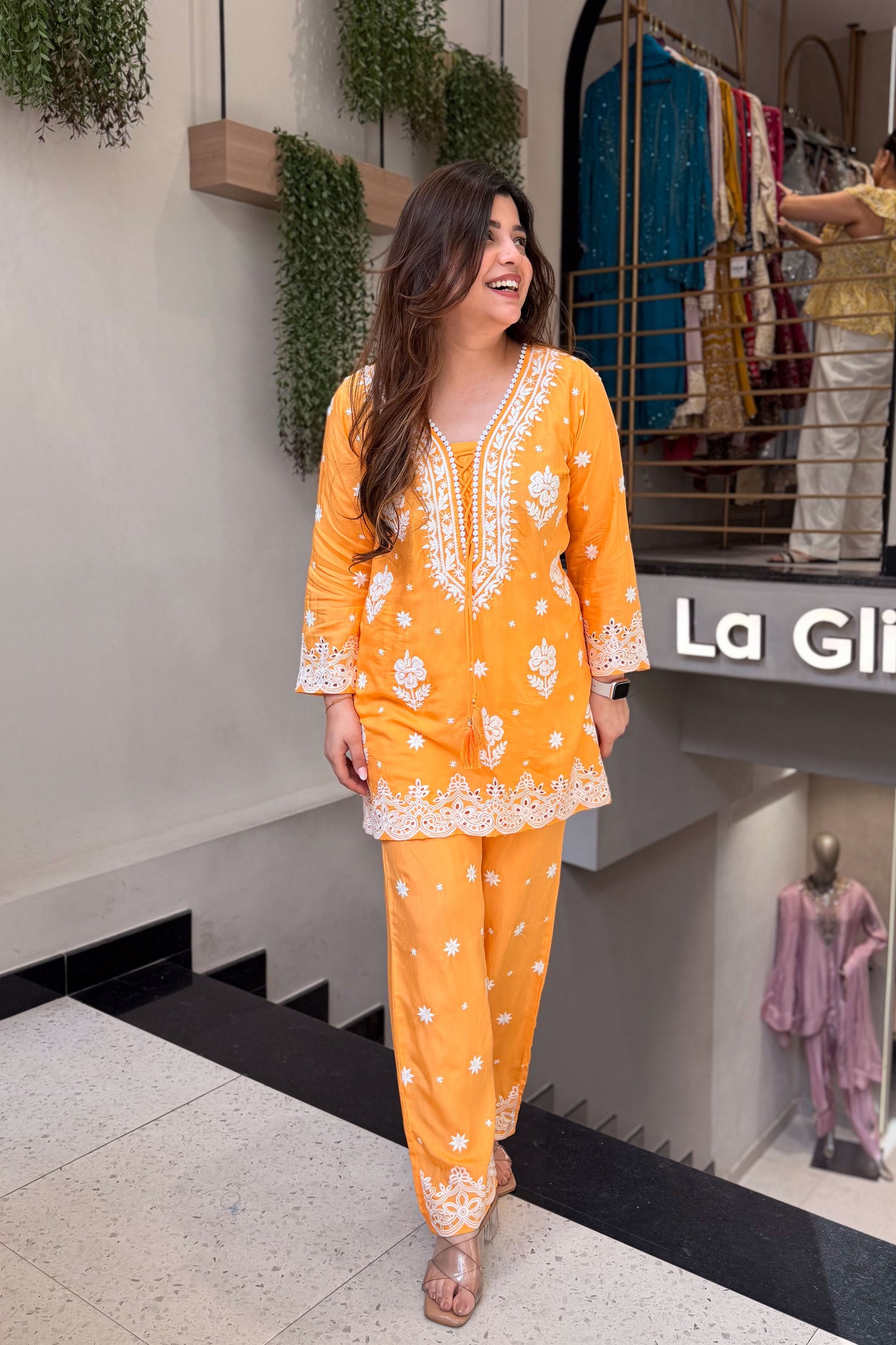 Aarna Thread Embroidered Co ord Set