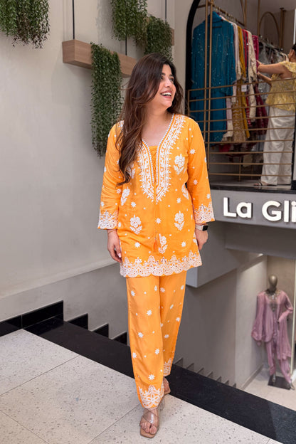 Aarna Thread Embroidered Co ord Set