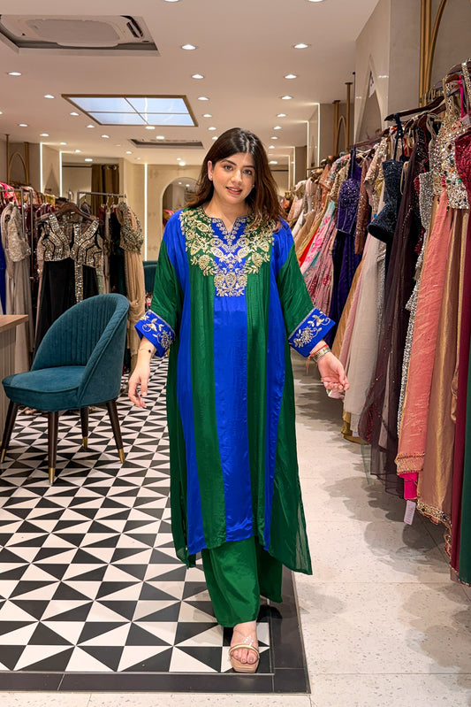 Riyana Hand Embroidered Co ord Set