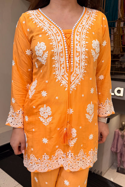 Aarna Thread Embroidered Co ord Set