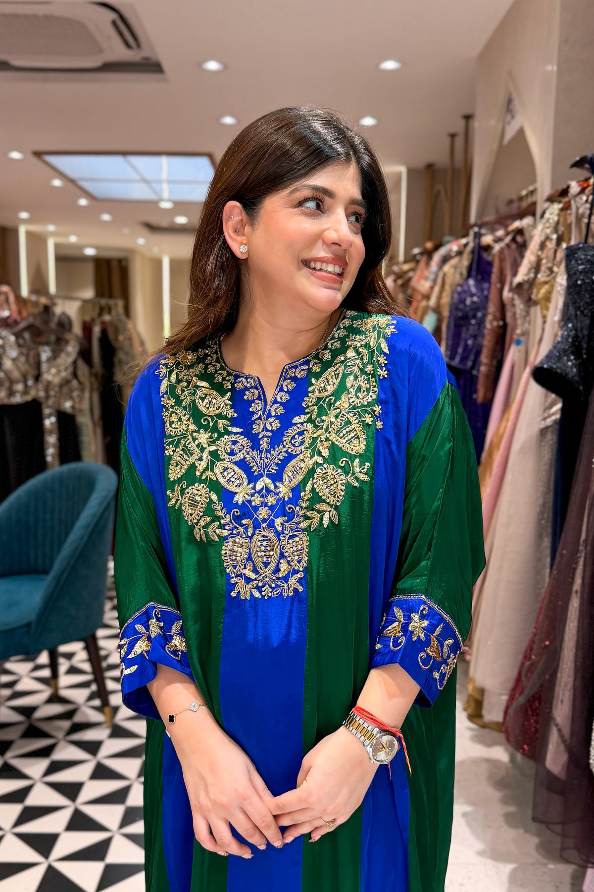 Riyana Hand Embroidered Co ord Set