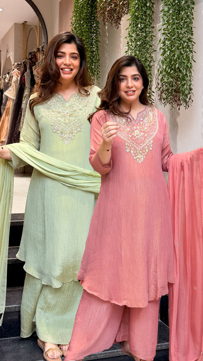 Rimara Hand Embroidered Suit Set