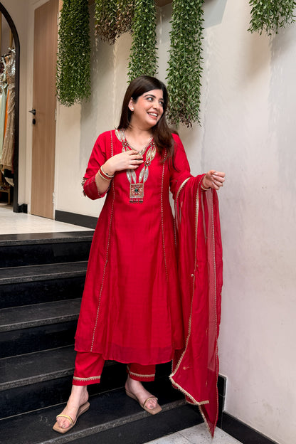 Roshi Hand Embroidered Suit Set