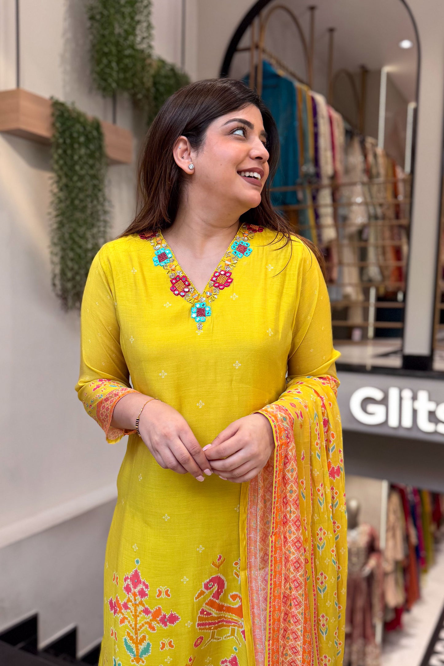 Rifa Printed & Embroidered Suit Set