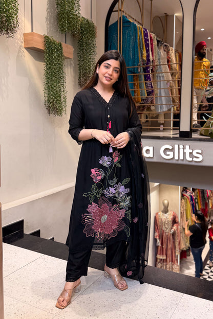 Srijita Floral Embroidered Suit Set