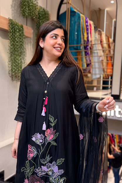 Srijita Floral Embroidered Suit Set