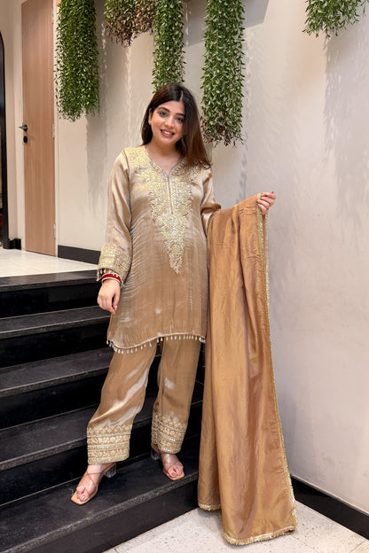 Zavia Embroidered Suit Set