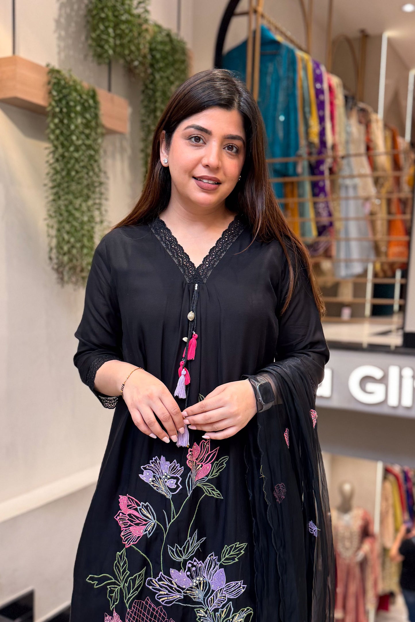 Srijita Floral Embroidered Suit Set